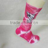 Custom Wholesale Crew Sport Tie Dye Socks thumbnail-3