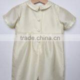 2017 Newborn Satin Baby Girls Bubble Romper With Hat thumbnail-2