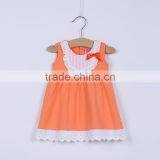 MGOO Imported Cotton Children Sleepwear Dress Blue Plain Sleeveless A Line 2 Years Old Dress CS014 thumbnail-3