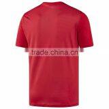 Customize Workout Clothes Activewear Athletes Trim Cut Tee Breathes Fresh Sport Top for Man Polyester Mesh Panels Cool Gymwear thumbnail-6