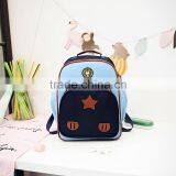 School Backpack Kids Baby Zippers Stars Prints Bags for Children PU thumbnail-3