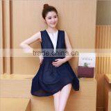 Zm51273a V Neck Plus Size Pregnant Women Loose Dress thumbnail-1