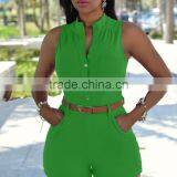 Zm50240b Fashion Women Trousers Europe Slim Jumpsuits Lady Loose Casual Short Pants thumbnail-6