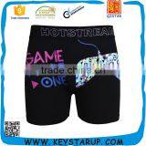 Plastisol Printed Sexy Men Spandex Cotton Unerwear Boxer thumbnail-1