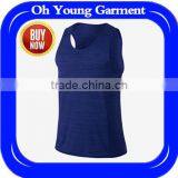 Wholesale Cheap Gym Tank Top Sportwear Running Mens Tank Top 100%polyester Dri Fit Tank Top Manufacture thumbnail-1