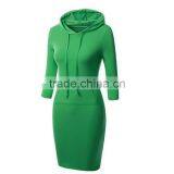 Oem Wholesale Blank High Quality Plain Long Hoodie Garment,custom Fashion Ladies Pullover Hoodies thumbnail-4