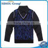 Loose Fit American Blue Sweater For Boys thumbnail-1