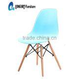 LS-4001 3V Plastic Chair,Shining Red Color Living Room Chair With Wood Leg thumbnail-3