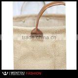 New Design Green Patterned Burlap Basket thumbnail-5