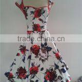 Walson Clothes New 40s 50s Lady Wiggle Vintage Retro Style Rockabilly Dress Jive Rockabilly Dress Print Floral Dress Party Dress thumbnail-6