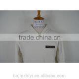 Custom Made Plain White Cotton Hoody thumbnail-3