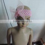 Baby Girl Reseau Hairband Bowknot Chiffon Lace Kids Adjustable Elastic Headband Wholesale thumbnail-4