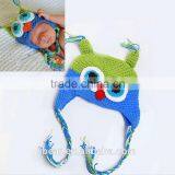 Crochet Baby Hat/little Owl Hat/ Baby Photo Prop thumbnail-2