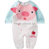 New Spring Unisex Baby Rompers Air Cotton Side Opening Bodysuits Onesie Wholesale Factory Price thumbnail-1