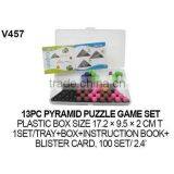 13PC PYRAMID PUZZLE GAME SET thumbnail-1
