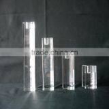 Hot Sale !!! Upscale Crystal Cube Candle Holder for Tea Light Candle Holder Centerpieces JKC-0003 thumbnail-3