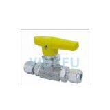 Stainless Steel High Pressure Ferrule Type Ball Valve thumbnail-1