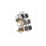 Glass Spice Bottles With Sliver Wire Racks thumbnail-2