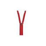 ECO-friendly Red Waterproof 5# Resin Auto Lock Zipper Closed End For Coat