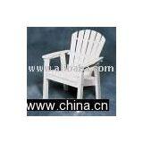 Plastic Shell Back Adirondack Deck Chair thumbnail-1