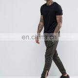Wholesale Men Sweatpants With Zips Side Pockets Custom Skinny Fit Joggers thumbnail-4