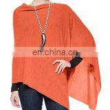 Latest Women's Knittedwool Poncho Fashion Irregular Sweaters thumbnail-4