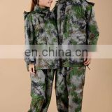 Maiyu unisex camo military poncho raincoat