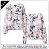 Mens Latest Design Custom Made Sublimation Sweaters With Flower thumbnail-5