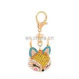 Fashion Metal Gifts Fox Head Keychain thumbnail-1