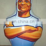 inflatable man half body display
