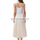 Kate Kasin Women's 35" Comfortable Champagne Satin Waist Slip Half Slip Undergarment KK000264-2 thumbnail-5