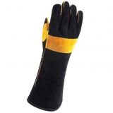 Welding Leather Double Layer Gloves Heat Shield Cover Guard Safe Protection Gloves