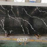 Artificial Royal Color Calacatta Black Quartz Slabs thumbnail-1