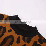 Girls' Plush Sweater Autumn / Winter 2020 New Leopard Top Medium and Large Children's Thickened Winter Sweater thumbnail-5