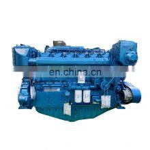 Toburcharged 6M26C550-18 Water Cooled 405kw(550hp) Weichai Diesel Motor thumbnail-1