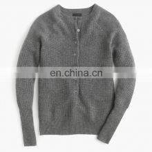 Cute Women Red Knit Thick Cardigan Sweaters thumbnail-4