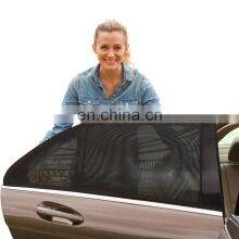 Factory 2Pcs Summer UV Protection Car Front Rear Side Window Sun Shade Car Sunshade Net Mesh Curtain For Sedan SUV MPV thumbnail-2