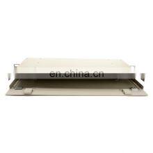 19 Inch Cabinet 12 Core ODF 1 U 12 Core Optical Fiber Distribution Frame