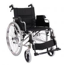 Double Brake Manual Folding Wheelchair, Medical Adult Wheelchairs Foldable for Elderly