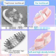 Private Label Extra Soft Toothbrush Ultra Soft-bristled Bamboo Teeth Brush Micro-nano 20000 Floss Bristle Effect for Adult thumbnail-2