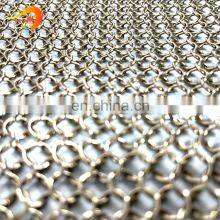 304 ss Chain Link Ring Mesh Curtain Mesh