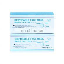 Wholesale factory 3ply non-woven disposable medical face mask with ear loop protect masker