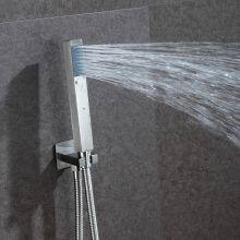 Stainless Steel Shower Set With Rainfall LED Shower Head Handheld Showerhead thumbnail-5