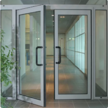 Quality Aluminum Profile External Anti-theft Aluminum Security Door Double Swing Door thumbnail-5