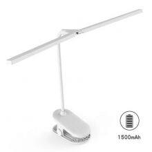 LED Desk Table Lamp Two Head Adjustable Clip 3 Modes Lighting Eye-protected Office LED Reading Lamp For Student LED Desk Lamp thumbnail-5