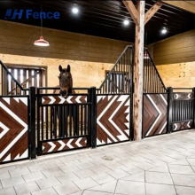 Anping Horse Stable Bamboo Powder Coated Horse Stable Großhandel Pferdeunterstand Boxstall Scheune thumbnail-4