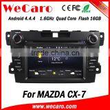 Wecaro in Dash 2 Din Touch Screen Android 4.4.4 Gps Navigation Radio Media Car Dvd Player for Mazda Cx-7 thumbnail-4