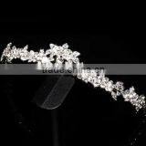 Wholesale Fashion Rhinestone Costume Necklace Set Bridal Silver Plated Jewelry Sets thumbnail-2
