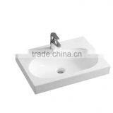 JETMAN Oval Bowl Shape Ceramic Hand Washing Sink Basin