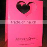 loving heart handle paper gift bag